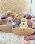Altalena motoria personalizzata CANE Lucky o ANATRA Edda di Sterntaler