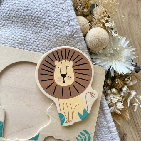 Puzzle personalizzato per bambini: Safari