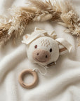 Boîte à musique, doudou et hochet Gigi la girafe personnalisés