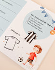 Erinnerungsbuch zur Einschulung Fussball