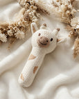 Boîte à musique, doudou et hochet Gigi la girafe personnalisés