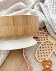 Set de vaisselle pour enfants en bambou « Pingouin »