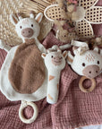 Spieluhr, Schmusetuch & Rassel Gigi Giraffe personalisiert