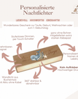 Wandlicht Wal bunt personalisiert