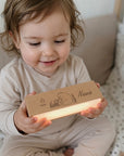 Wandlicht Bär Eichhörnchen graviert personalisiert