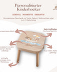 Tabouret coloré pour enfant personnalisé « Arche de Noé »