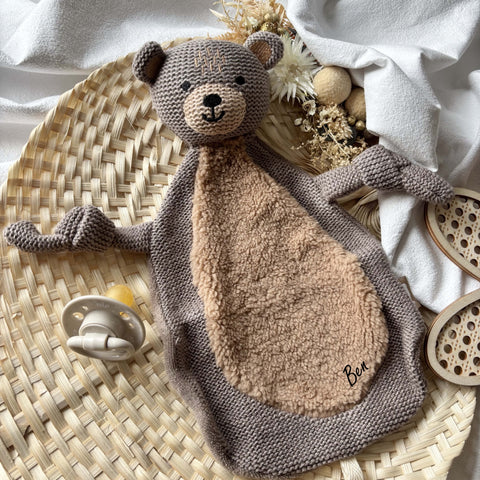 Fascia porta-bambino Jollein personalizzata con orsetto, giraffa e volpe
