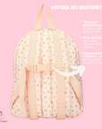 Kinder Rucksack personalisiert Blumen