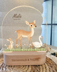 Farbiges Nachtlicht personalisiert Bambi