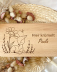 Frühstücksbrettchen personalisiert Reh