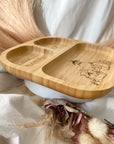 Bambus Kinderteller personalisiert Tipizelt