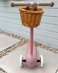 Personalisierter Tretroller Trotti "Banwood Eco Scooter" mit Korb