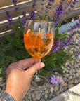 Aperol Spritz Kerze Weinglas