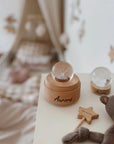 Carillon con luce notturna e sfera di cristallo 3D personalizzata con cervo