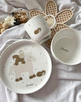 Service de vaisselle pour enfants en porcelaine « Sterntaler » : la ferme