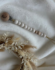 Babydecke, Babyschuhe, Nuggikette & Beissring Waldliebe personalisiert
