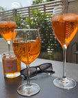 Aperol Spritz Kerze Weinglas