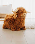 Hüpftier aus Plüsch Hochlandrind Vorbestellung Lieferbar Anfang November