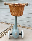 Personalisierter Tretroller Trotti "Banwood Eco Scooter" mit Korb