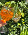 Aperol Spritz Kerze Weinglas