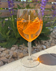 Aperol Spritz Kerze Weinglas