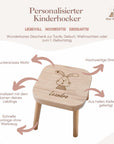 Kinderhocker personalisiert Hase