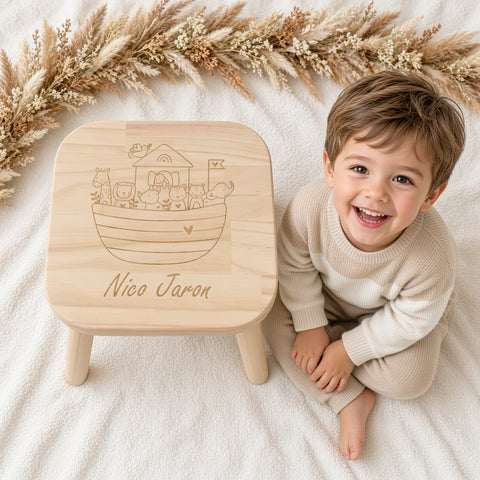 Kinderhocker personalisiert Arche Noah