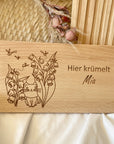 Frühstücksbrettchen personalisiert Katze