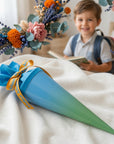 Confezione regalo per la scuola Mini "Verde / Turchese"
