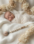 Hochet pour bébé, langes triangulaires et attache-sucette « Otter Oliver »