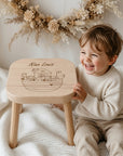 Kinderhocker personalisiert Arche Noah
