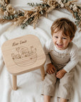 Kinderhocker personalisiert Arche Noah