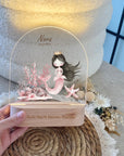 Luce notturna colorata personalizzata con sirena
