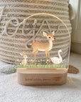 Farbiges Nachtlicht personalisiert Bambi