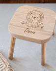 Kinderhocker personalisiert Löwe