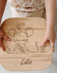 Sgabello per bambini personalizzato con topolino