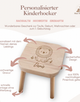 Kinderhocker personalisiert Löwe