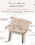 Personalisierter Kinderhocker Arche Noah Taufe