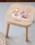 Tabouret coloré pour enfant personnalisé « Sirène »