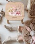 Tabouret coloré pour enfant personnalisé « Sirène »