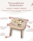 Farbiger Kinderhocker personalisiert Pirat