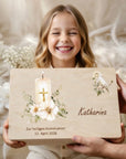 Coffret souvenir personnalisé pour la communion / confirmation, multicolore - bougie