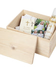 Coffret souvenir personnalisé pour la communion / confirmation, multicolore - croix