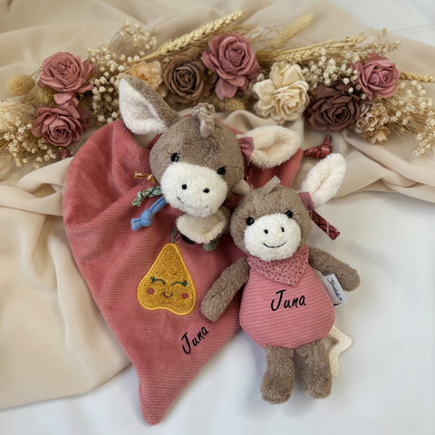 Carillon e copertina di peluche "Emmily l'asino" di Sterntaler