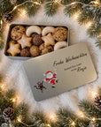 Guetzlidose «Frohe Weihnachten» Samichlaus – personalisiert für Götti & Gotti