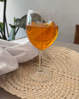 Aperol Spritz Kerze Weinglas