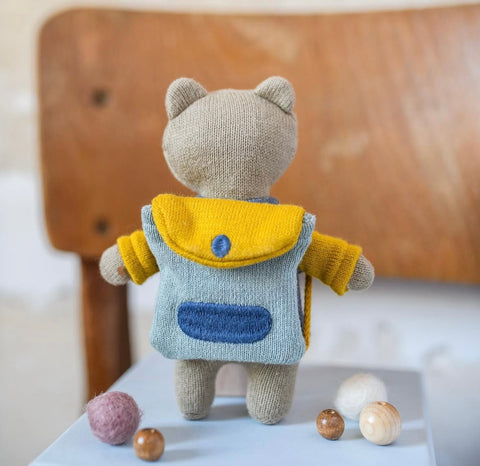 Kuscheltier Bär "Schulkind"