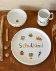 Geschirr Porzellanset "Schulkind"