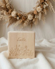 Spardose / Kässeli personalisiert Blumenwiese graviert