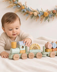 Zug Safari Friends von Little Dutch personalisiert